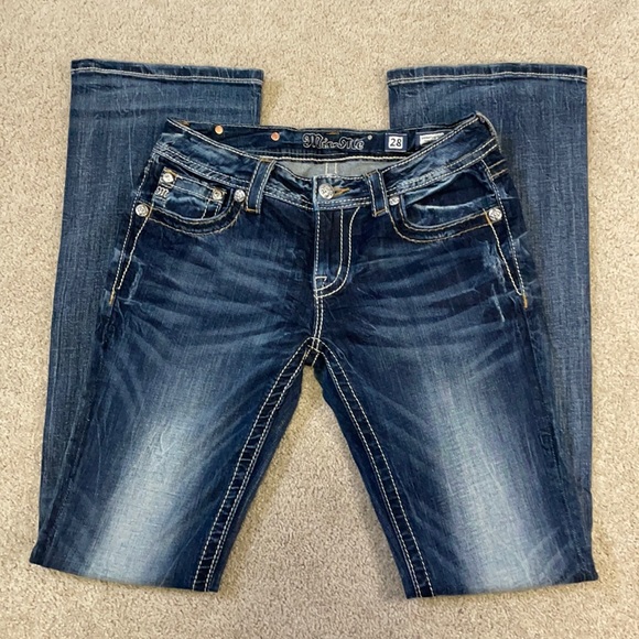 Miss me signature rise boot cut jeans size 28 - Picture 3 of 10